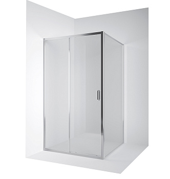 Душевой уголок Ambassador Forsa 17021119AX-120AX 130х120 стекло прозрачное профиль хром без поддона